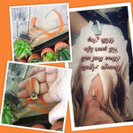 Orange Agate Sterling Silver Necklace Orange Photo 1