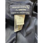 Lands' End  American‎ Airlines Blazer 8 Tall Navy Blue Uniform Jacket Red Trim Photo 2