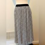 Rachel Zoe Black and White leopard print Skirt sz L Photo 10