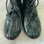 Charlotte Russe Sz 9 Womens Black Duck Boots Photo 2