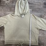 American Eagle Cropped Sweatshirt Hoodie Green Oversized Jegging Fit Size M Photo 2
