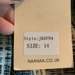 LF  Lightweight Plaid Black And White Woman’s Coat NWT Size 14 100% Polyester Photo 10