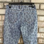 BLANK NYC  Mid Rise Skinny The Bond Wild Side Size 26 Animal Leopard Denim Jeans Photo 4