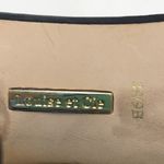 Louise et Cie  Women’s Olivia 2 Leather Navy Blue Cut Out Stacked Stiletto Heels Photo 8