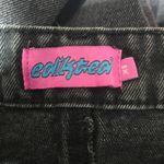 Edikted Raelynn Black Wash High Rise Wide Leg Jeans XS Photo 3