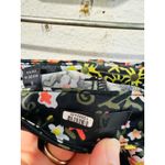 ATM Anthony Thomas Melillo Floral Satin Printed Black Combo Shorts size 6 Photo 5