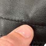 Lafayette 148 Leather Wool Cashmere sleeveless cardigan size Medium Women’s Black Photo 9