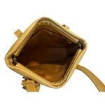 Justin Vintage 1980s Jacob’s Authentic Cream Brown Leather Cowhide Women’s Handbag Photo 3