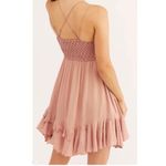 Free People NWT Womens small Adella lace Slip cami Dress Dusty Rose Pink Photo 1