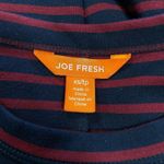 Joe Fresh  XS TP Red Blue Midi Long Sleeve Stripe Photo 4