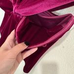 Parker Velvet Ruffle Sleeve Party Blouse Fuchsia Purple Size M NWOT Photo 14