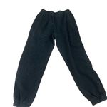 Brandy Melville  Women's Dark Grey Sweatpants Elastic Waist Cuffed Ankles Photo 8