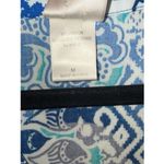 Natori Women's  Dress Women's Medium Blue Print Tunic Shirt V-Neck Photo 5