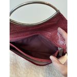 Nordstrom Red Selena Clutch Genuine Leather Made In Italy Party Boho Classic Photo 3