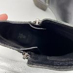 Frye  Judith Women's Black Leather Zip Ankle Bootie Boots - Size 6.5 minimalist Photo 5