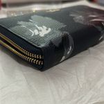 Kate Spade NWT  navy blue floral print zip around wallet Photo 5