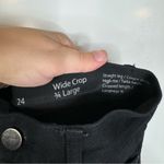 COS  Wide Crop 3/4 Large Straight Leg Black Jeans Size 24 Photo 5