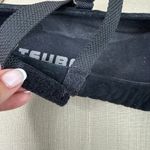 TSUBO Women's Juba Suede Leather Quilted Mary Jane Kitten Heels Size 8 Black‎ Black Photo 3