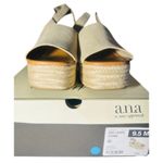 a.n.a Laskie Stone Espadrille Platform Wedge Sandal Ankle Strap Summer Shoes 9.5 Photo 5