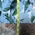 Akris Punto Women's  Blue Floral Hawaiian Short Sleeve T-Shirt Top Size 4 Photo 2