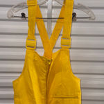 Vintage Saska Skiwear Yellow Ski Bib Overalls S Photo 1