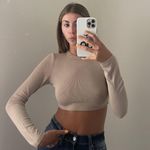 Isabelle's Cabinet Isabelle’s Cabinet Tan Crop Top Photo 1