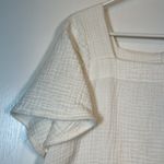 Madewell  Harlow Square Neck Top in Lighthouse Size Large EUC #0578-OC Photo 3