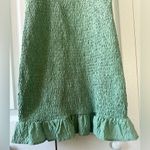 ZARA NWOT  Green Ruffle Crinkle Mini Dress Photo 4
