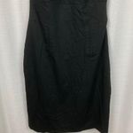 Black Halo  Sabrina Black Ruffle Halter Mini Dress Sz.8 Photo 5
