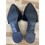 BCBGeneration Black KATRINA VELVET POM-POM MULES IN BLACK - Size 7B Photo 3