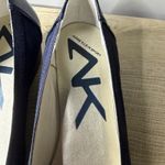 Anne Klein Sport Navy Blue Wedge Heel AKDEFINITELY Round Toe Bow Pump Office 9.5 Photo 9