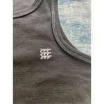 Pazzo Black Asymmetrical Waffle Knit Crop Top with Contrast Stitching Medium Photo 5