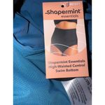 Brand New Shapermint Essentials Women's Size 2XL High Waisted Bikini Bottoms Blue Photo 2