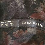 Navy Floral Dress Size XL Zara Floral Wedding Guest Dress Photo 6