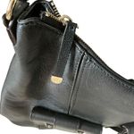 Kate Spade black pebbled leather tronar pockets boho shoulder tote handbag Photo 4