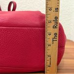 Coach  F57545 Lexy Rasberry Red Pinkish Red Pebbled Leather Shoulder Bag Photo 10