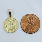 ✨ 10k solid gold pendant San Benito Pendant ✨ Pendant St Benedict✨ Photo 4