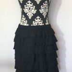 Michael Kors Black tiered ruffled skirt Photo 1