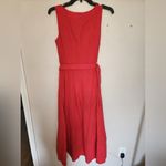 Saloni Bibba Belted Cotton And Linen Photo 5