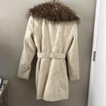 Guess 🧥 Wool Faux Fur-Trim Coat🧥~med Photo 2