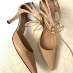 Manolo Blahnik  nude lace up heels size 37 Photo 0