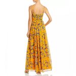 AQUA Bloomingdale’s Square Neck Evening Dress in Apricot, Size S New w/Tag $298 Photo 2