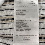 Ellen Tracy  Women's Beige Striped Blouse Photo 8