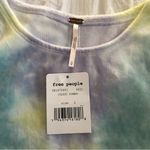 Free People NWT  Bright Eyes Velvet Tee in Cloud Combo Photo 2