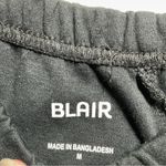 Blair  Black Cotton Knit Long Shirts in Size Medium Elastic Waist Pull on Photo 1