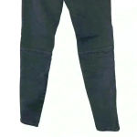 ZARA  Slim Fit Medium Rise Black Moto Jeans with Zipper Ankle‎ Size 4 Photo 8
