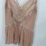 American Eagle  AEO Top Women SMALL NWT Pink Lace V-Neck Tie Back Sleeveless Photo 2