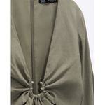 ZARA COPY - Stretchy Linen Blend Short Dress Photo 3