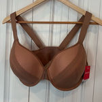 Spanx  Tan Bra-Llelujah Ilusion Lace‎ Full Coverage Bra Size 40 D Photo 0