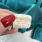 Victoria's Secret Vtg  Sz M Satin Sleep Shirt Gold Label Tuxedo Double Breasted Photo 6